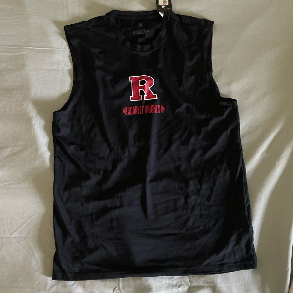 Adidas NCAA Rutgers Basketball Tank - Large